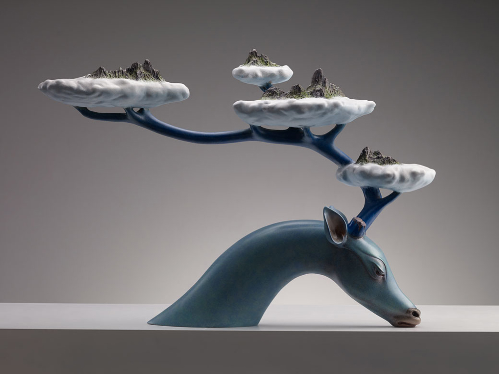 Surreal Animal Sculptures by Wang Ruilin
