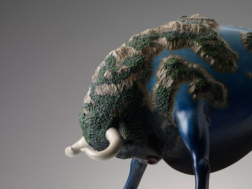 Surreal Animal Sculptures by Wang Ruilin