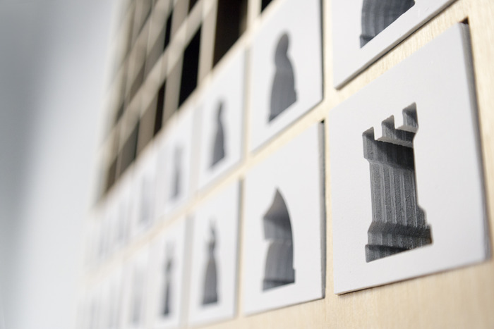 wall-hanging chessboard Mate