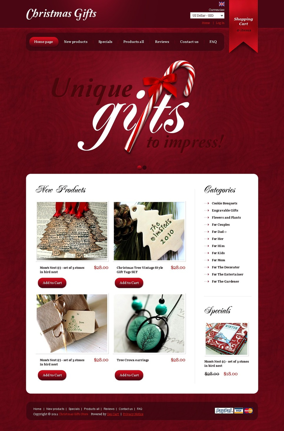 Best Christmas Online Stores Templates and Themes