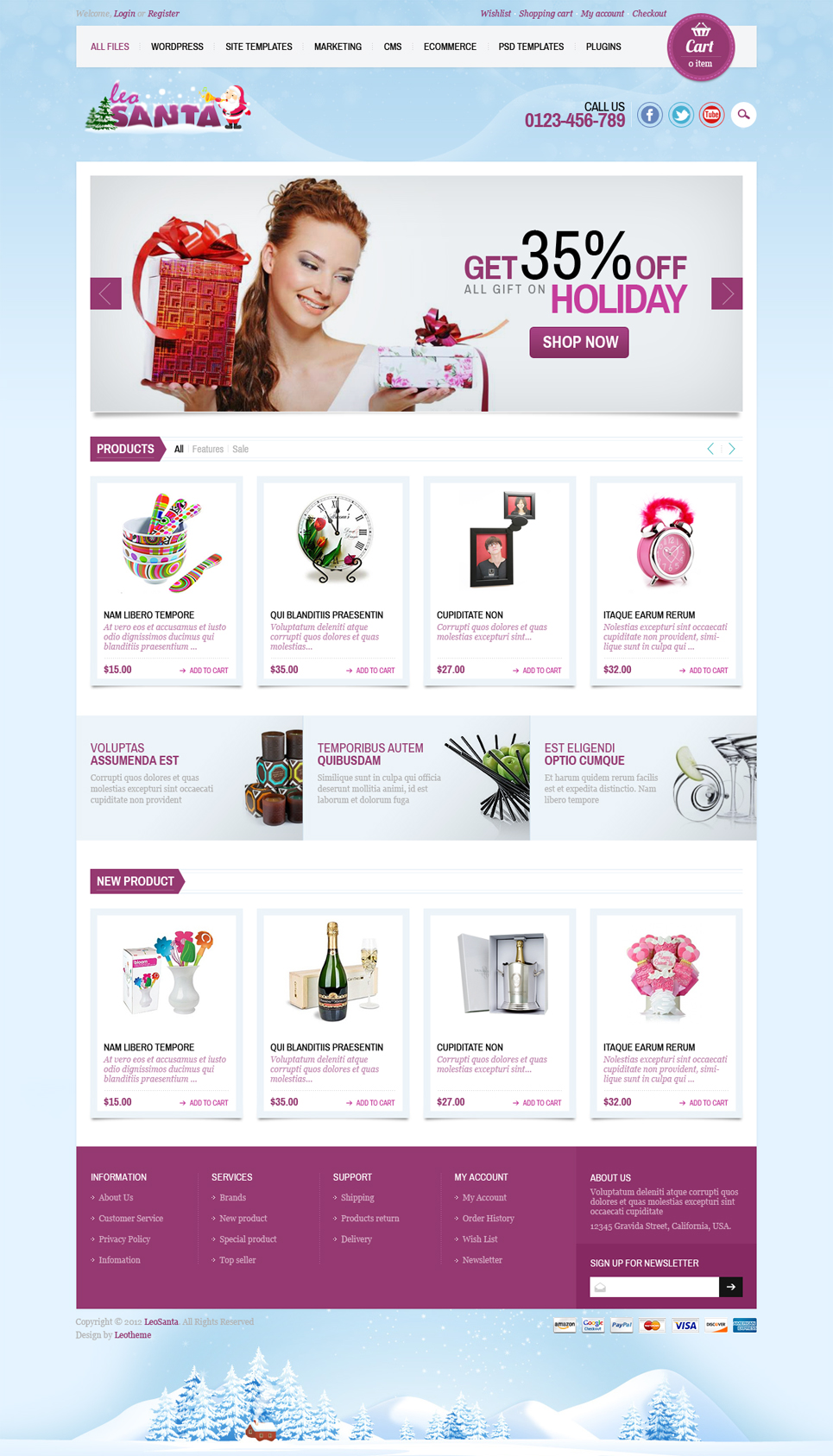 Leo Santa Prestashop Theme