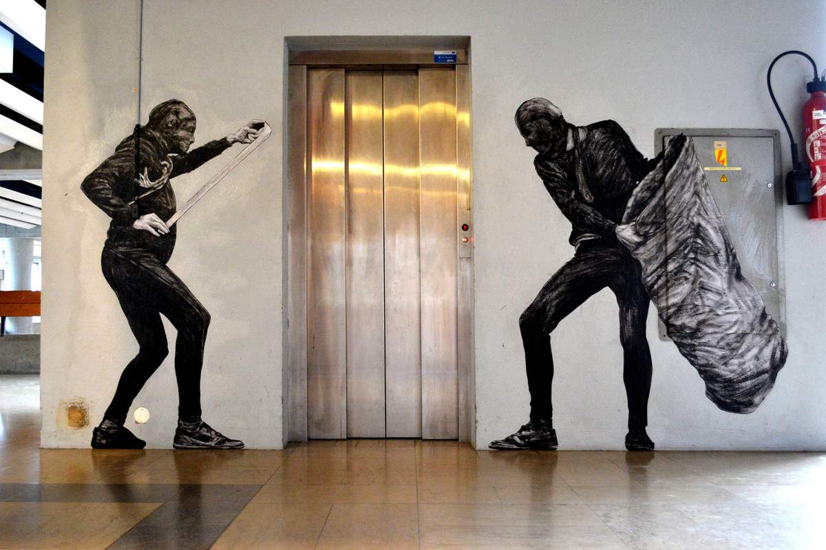 Humorous Street Art of French Artist Levalet