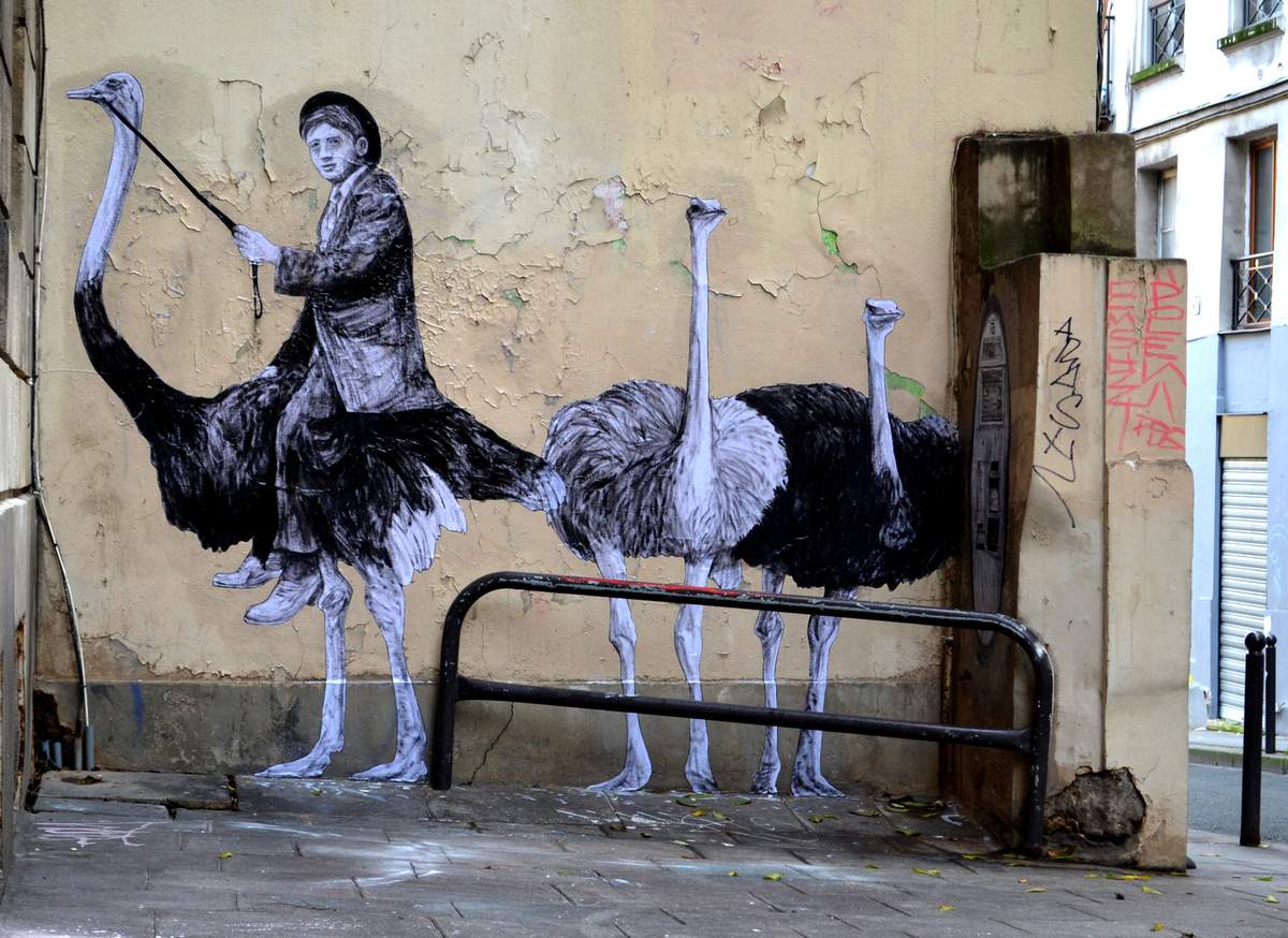 Humorous Street Art of French Artist Levalet
