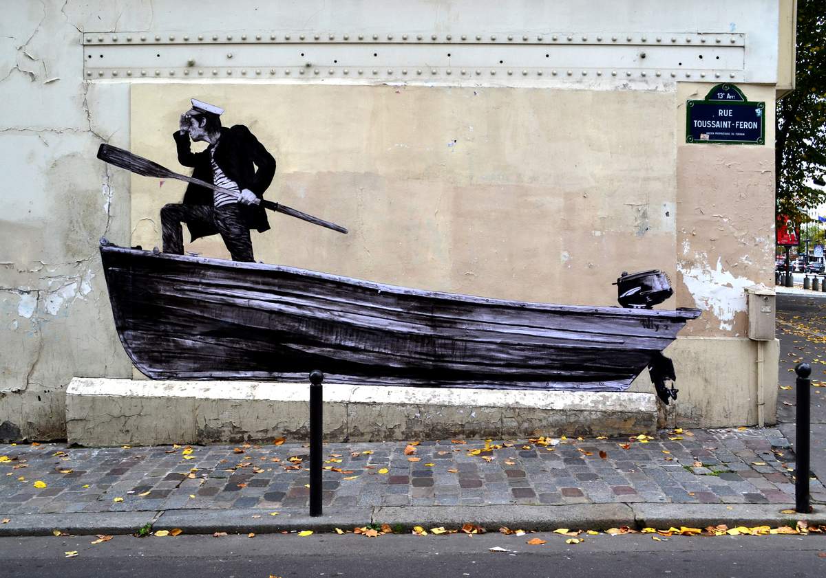 Humorous Street Art of French Artist Levalet