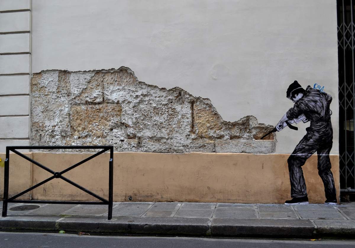 Humorous Street Art of French Artist Levalet