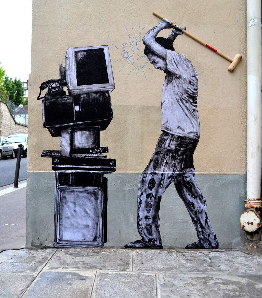 Humorous Street Art of French Artist Levalet