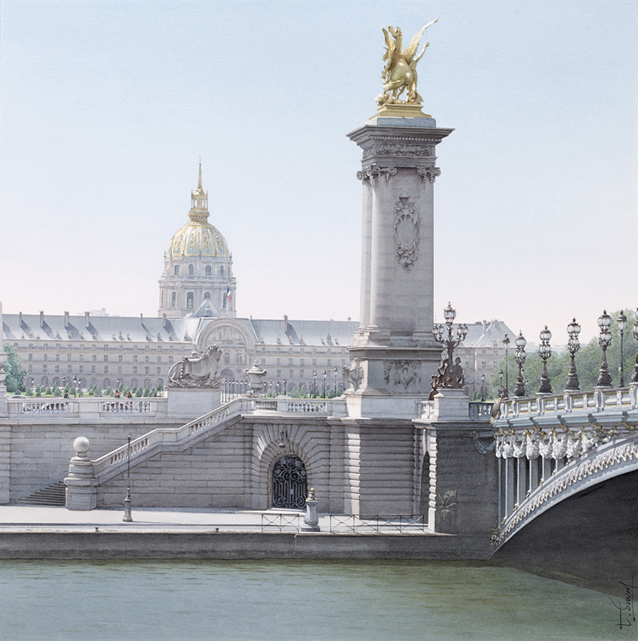 Irresistible Paris on Watercolors of Thierry Duval