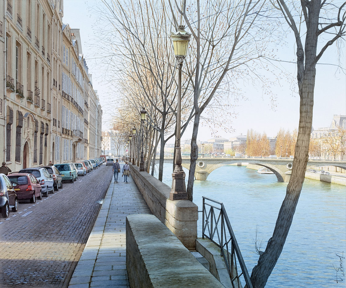 Irresistible Paris on Watercolors of Thierry Duval