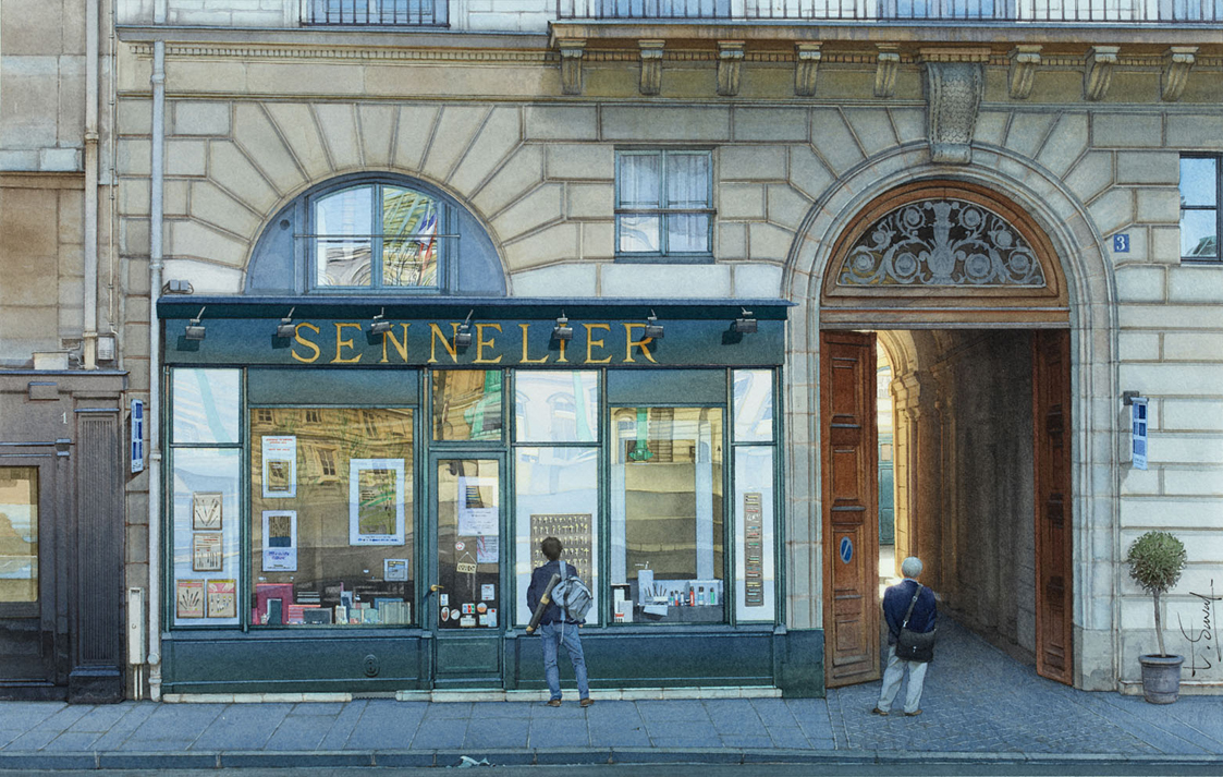 Irresistible Paris on Watercolors of Thierry Duval