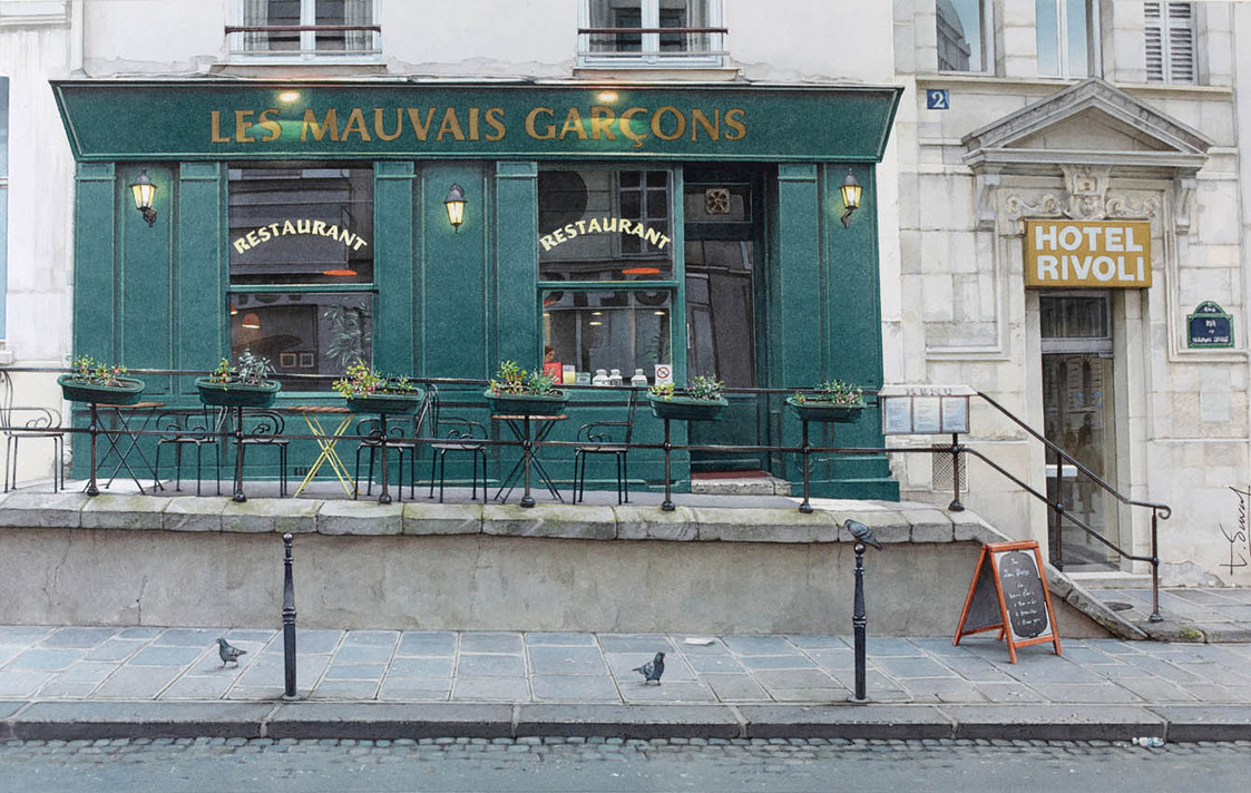 Irresistible Paris on Watercolors of Thierry Duval