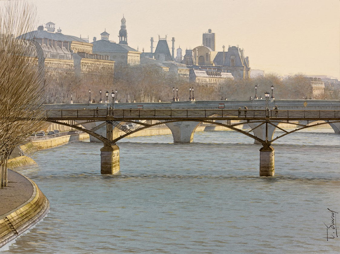 Irresistible Paris on Watercolors of Thierry Duval
