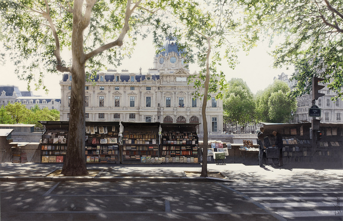 Irresistible Paris on Watercolors of Thierry Duval