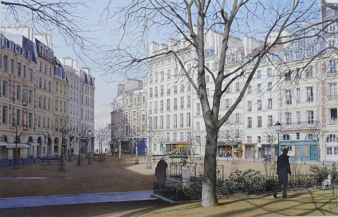 Irresistible Paris on Watercolors of Thierry Duval