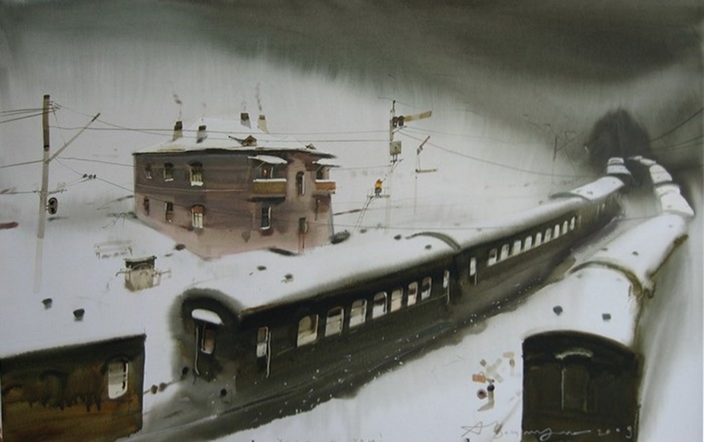 Alexander Votsmush's Impressive Watercolor