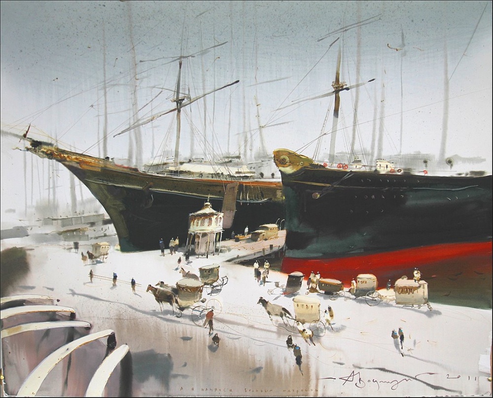 Alexander Votsmush's Impressive Watercolor