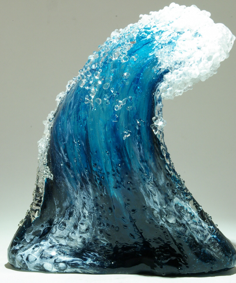 Hyper Realistic Ocean Wave Vases