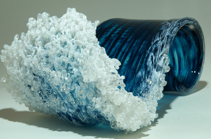 Hyper Realistic Ocean Wave Vases