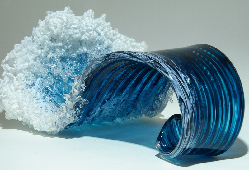 Hyper Realistic Ocean Wave Vases