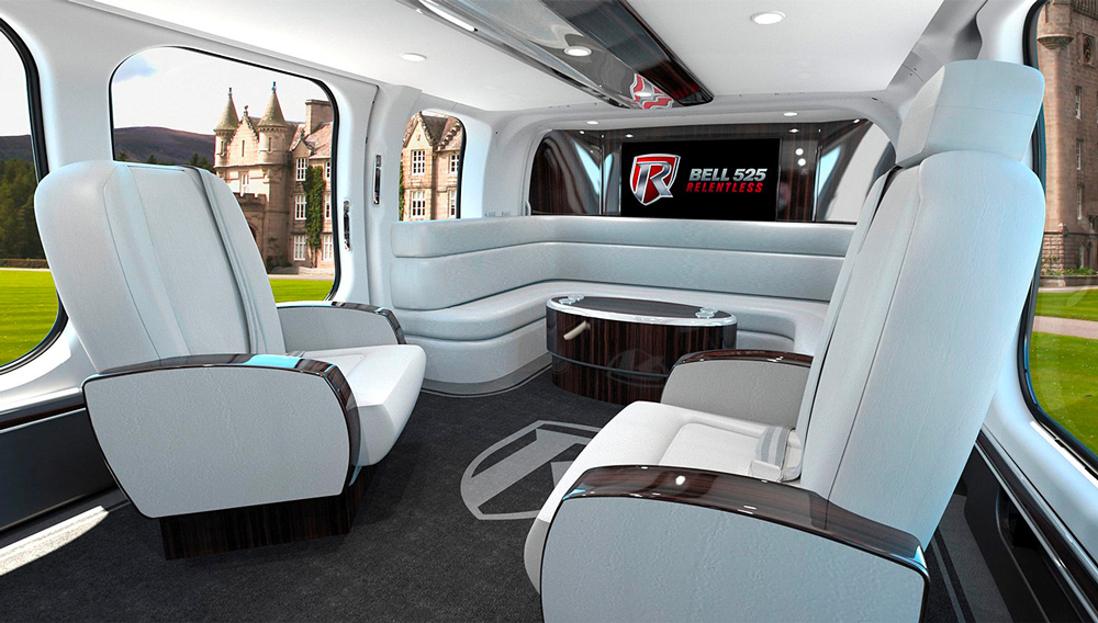 Luxurious 'Bell 525 Relentless' Helicopter