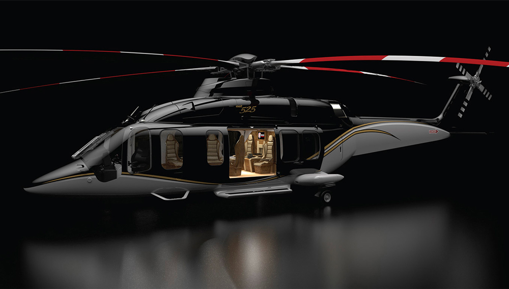 Luxurious 'Bell 525 Relentless' Helicopter