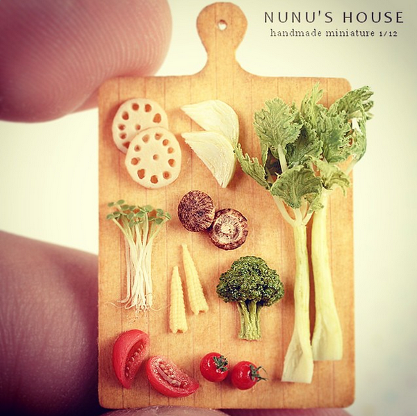 Detailed Miniature Dishes by Tomo Tanaka