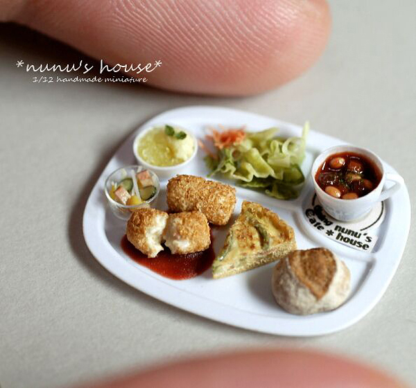 Detailed Miniature Dishes by Tomo Tanaka