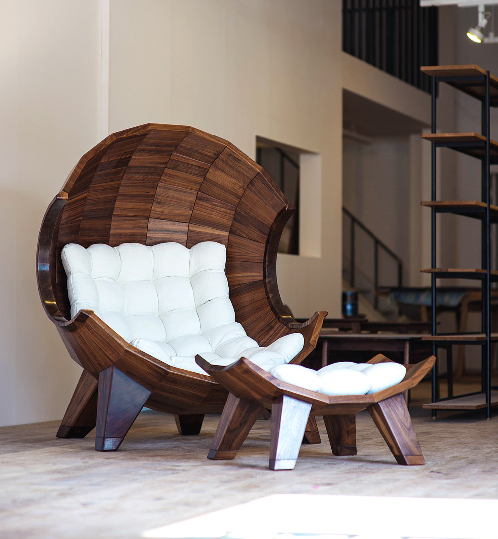 Stylish Segment Chair by Sae-rom Yoon