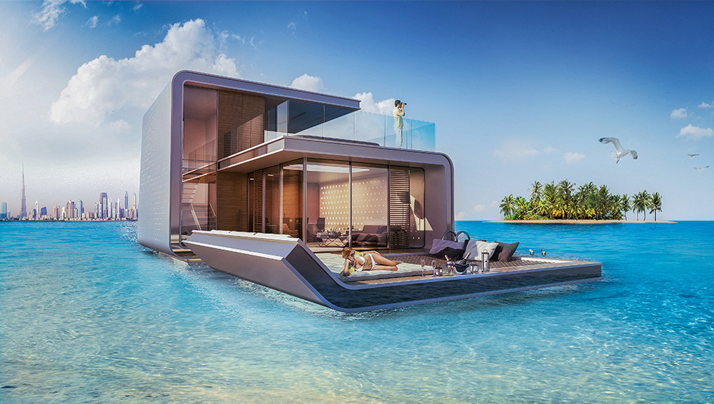 contemporary marine yacht
