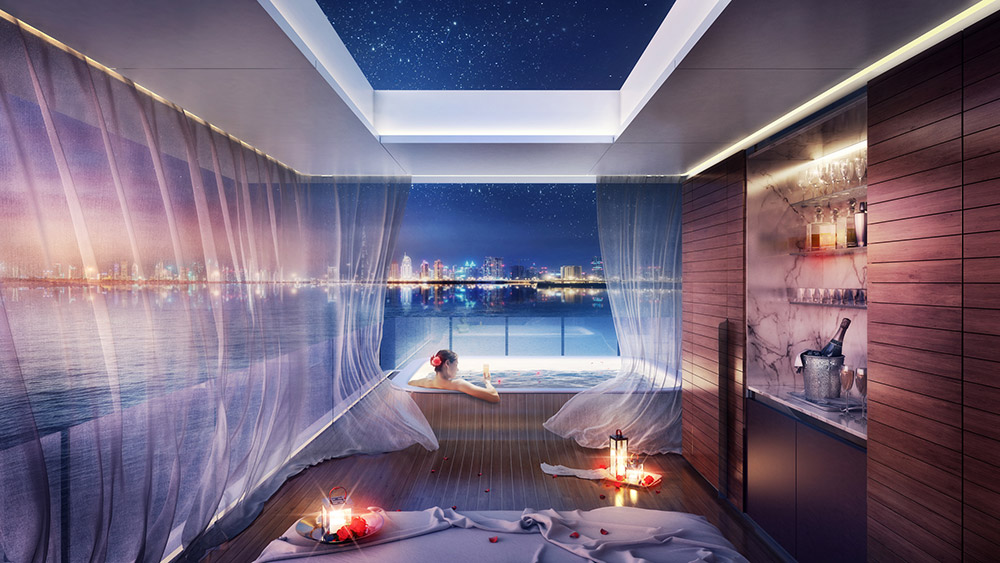 floating villa