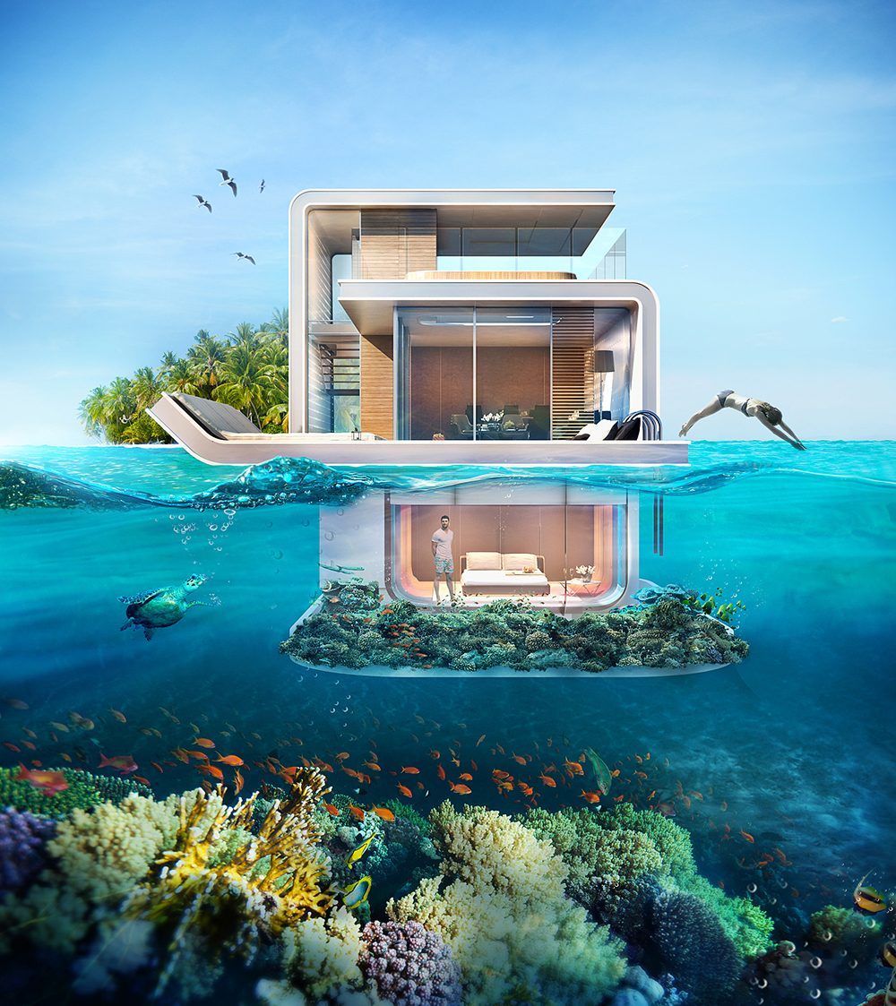 Dubai Floating Luxury Villa 'Floating Seahorse'