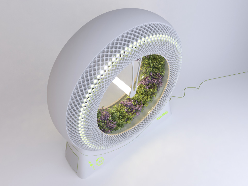 Green Wheel Rotary Garden