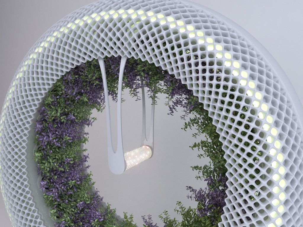 Green Wheel Rotary Garden