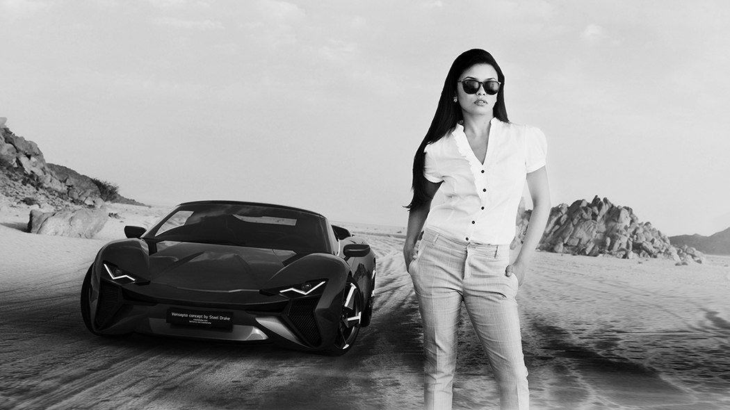 Vensepto Concept Car by Steel Drake