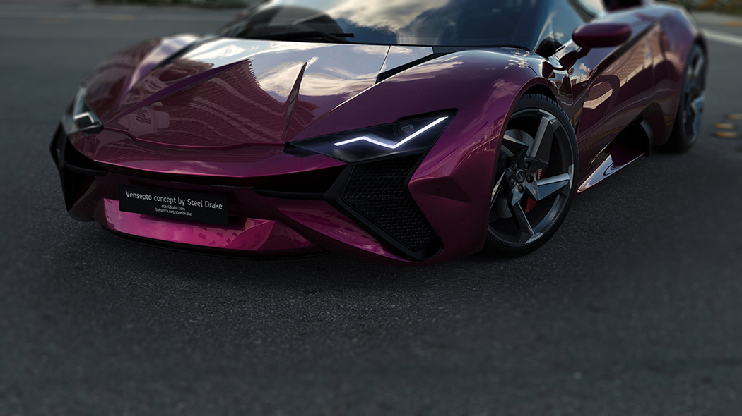 Vensepto Concept Car by Steel Drake