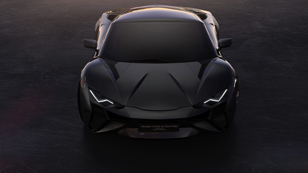 Vensepto Concept Car by Steel Drake