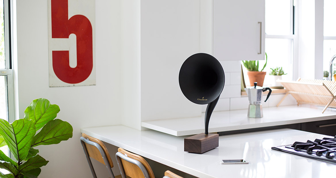 Elegant Bluetooth Speaker Gramovox Gramophone 2.0