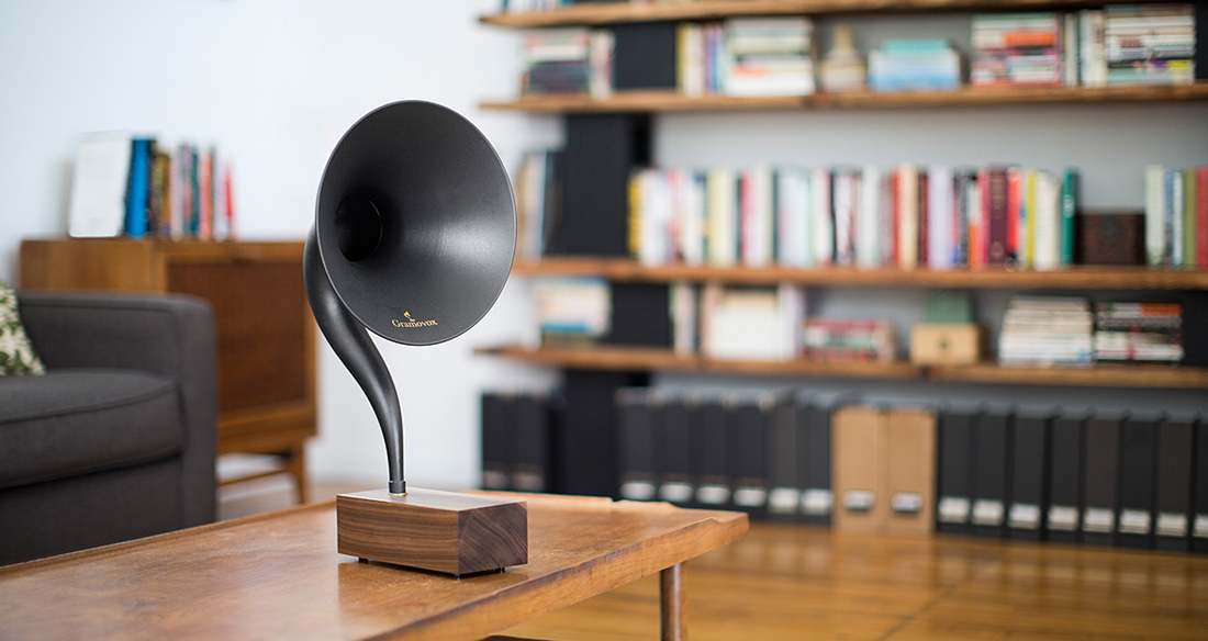 Elegant Bluetooth Speaker Gramovox Gramophone 2.0