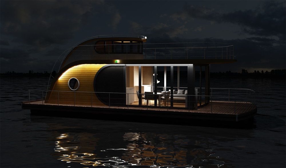 Innovative Nautilus Houseboats for Modern Lifestyle