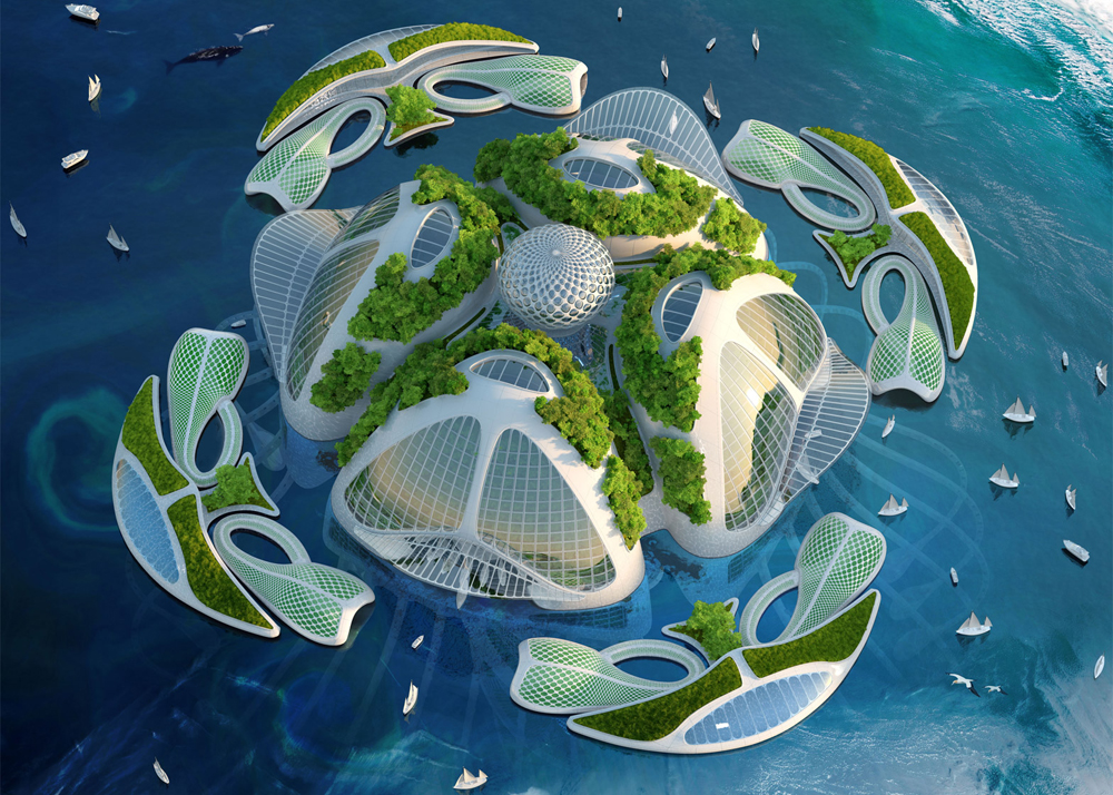Underwater Eco-Village Plans To Recycle Rubbish Into 'Seascrapers'