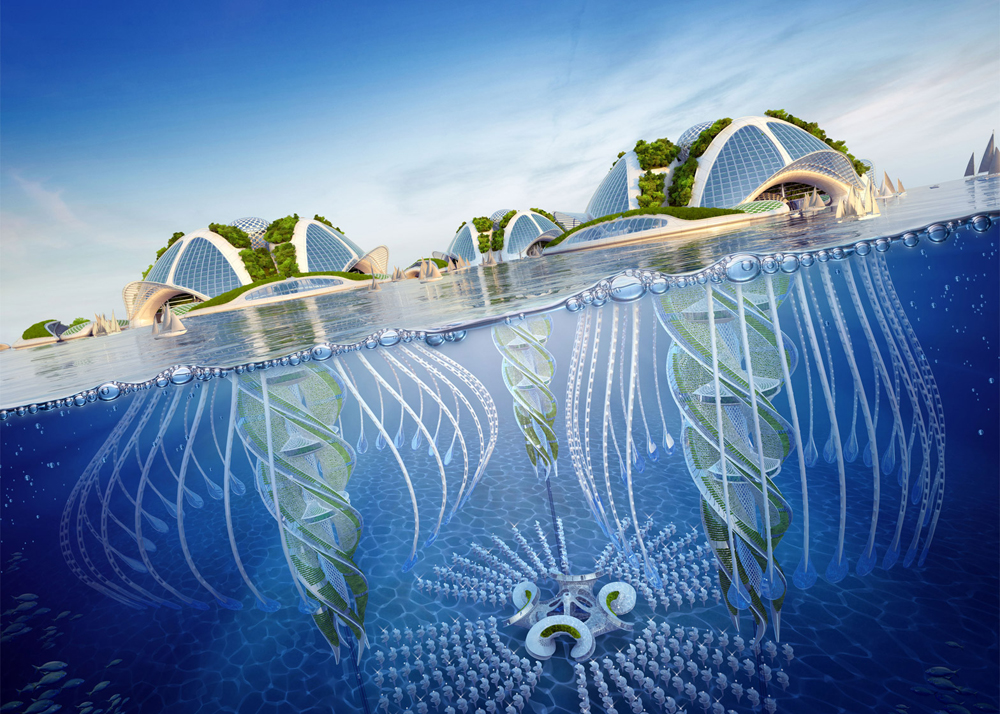 Underwater Eco-Village Plans To Recycle Rubbish Into 'Seascrapers'
