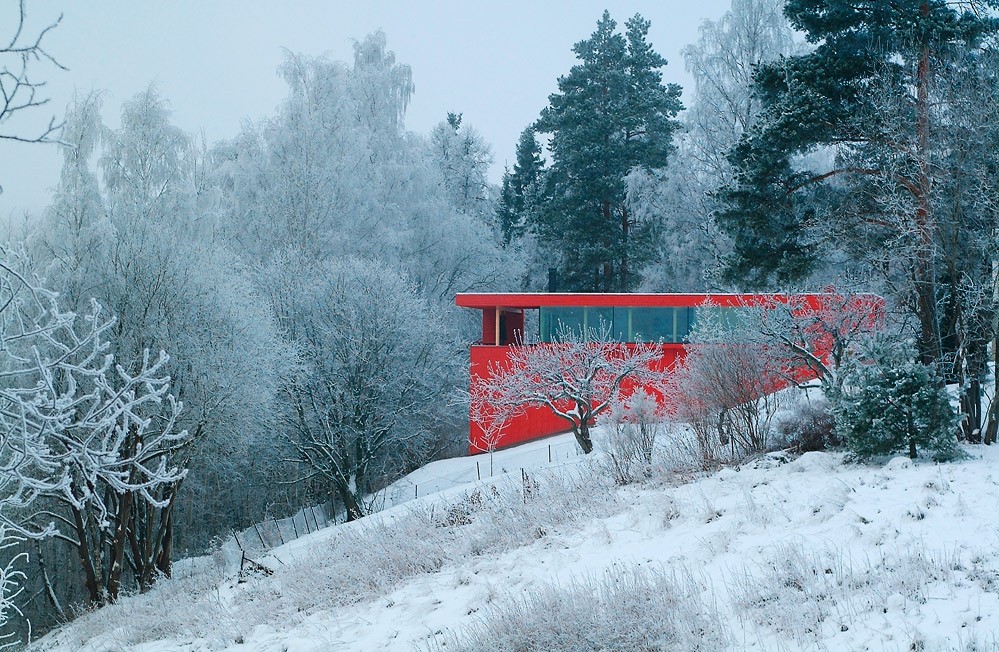 The Red House in Oslo, Norway by JVA Architects