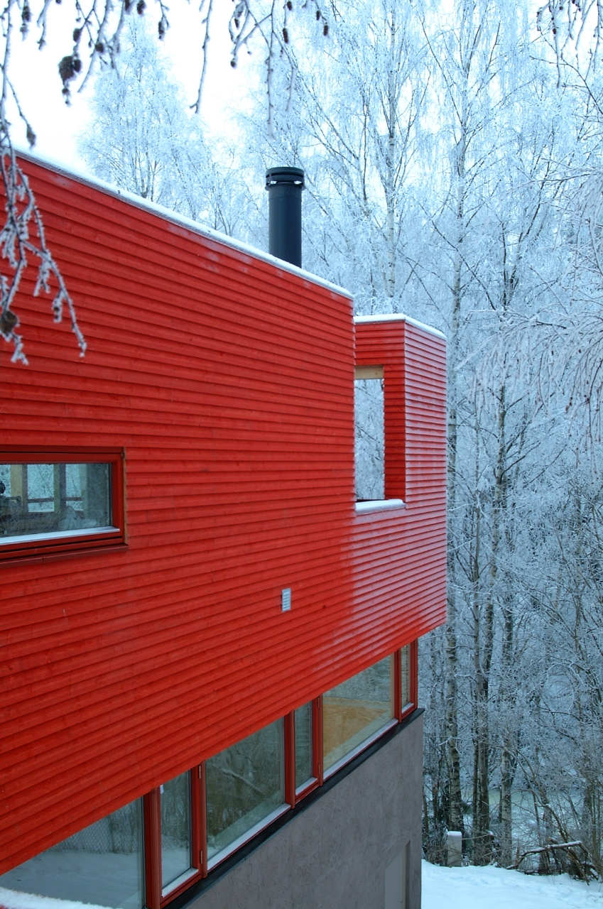 The Red House in Oslo, Norway by JVA Architects
