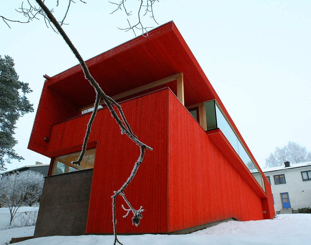 The Red House in Oslo, Norway by JVA Architects