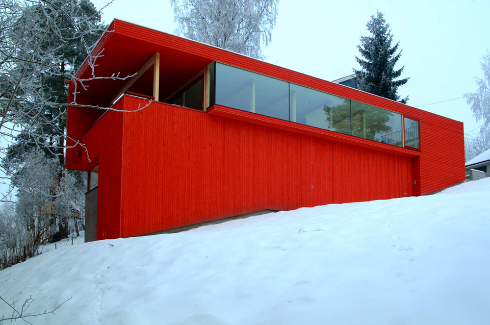 The Red House in Oslo, Norway by JVA Architects