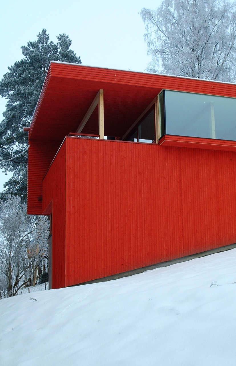 The Red House in Oslo, Norway by JVA Architects