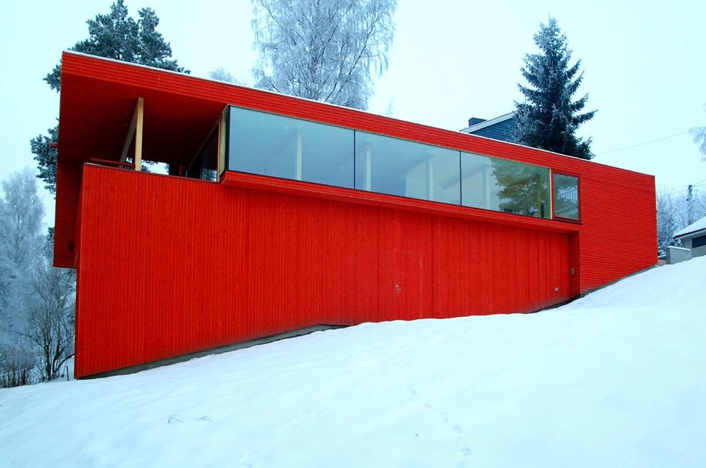 The Red House in Oslo, Norway by JVA Architects