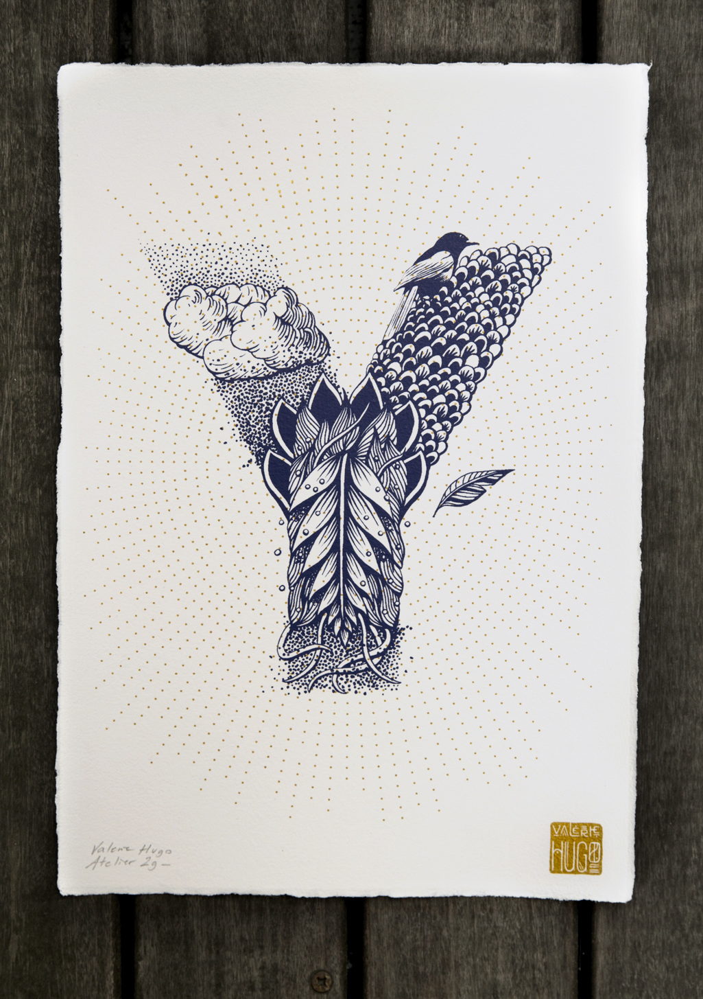 Nature Inspired Typography by Valérie Hugo