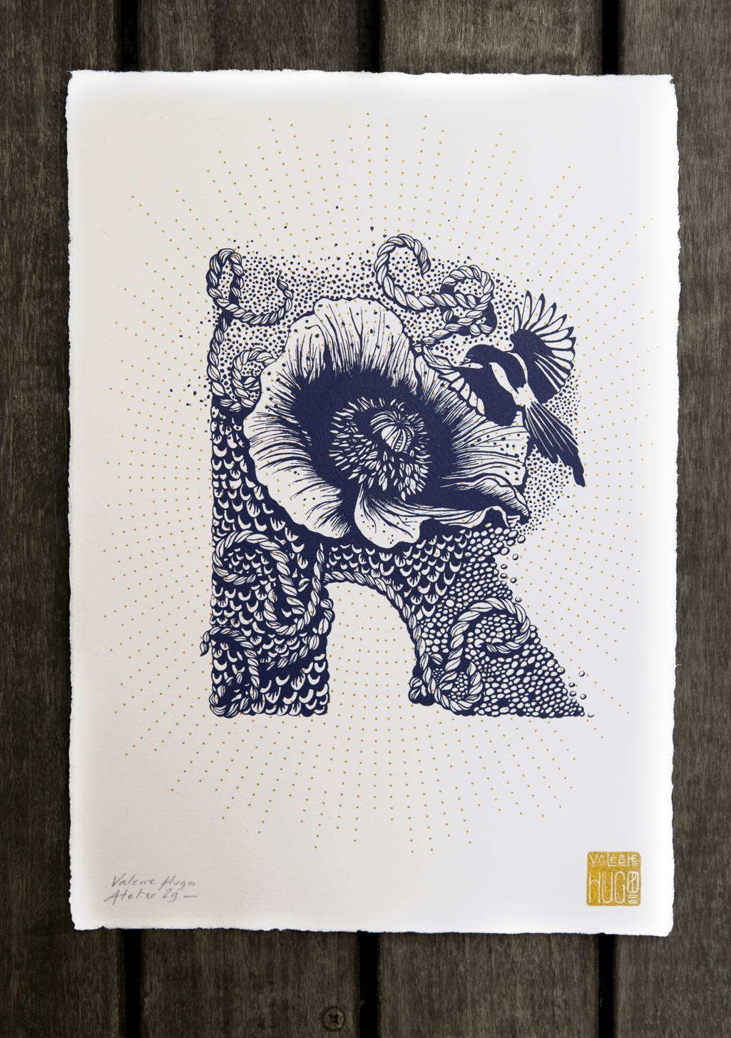 Nature Inspired Typography by Valérie Hugo