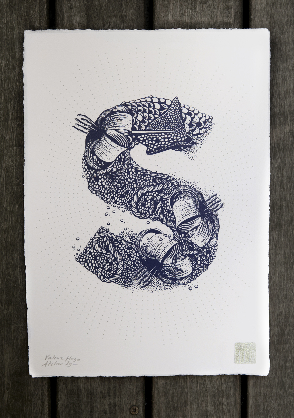 Nature Inspired Typography by Valérie Hugo