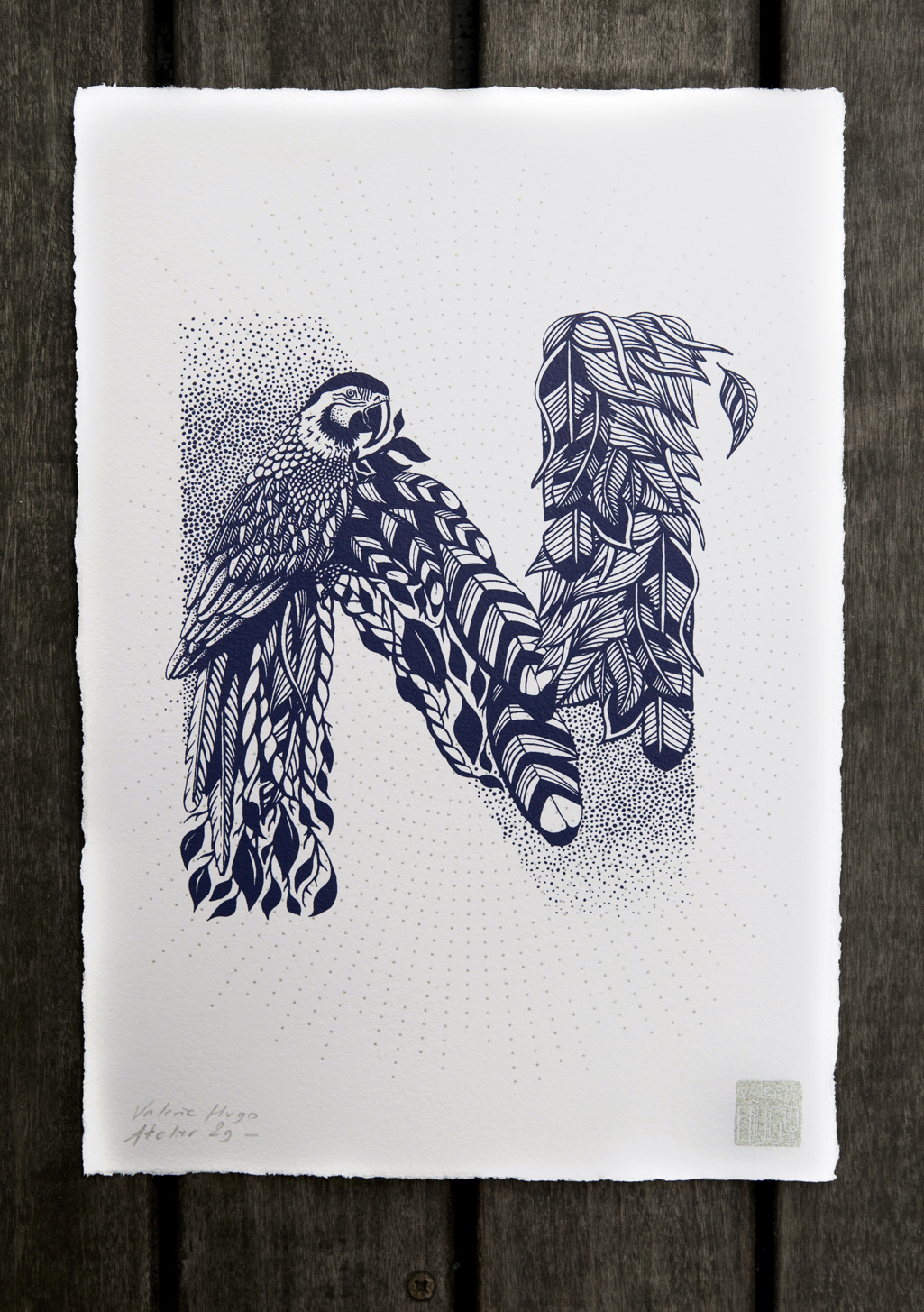 Nature Inspired Typography by Valérie Hugo